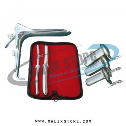 Hegar uterine dilator set 2pieces 9-10, 17-18, grave large, collin 3pcs